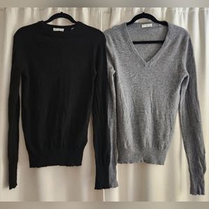 Equipment Femme Cashmere Sweaters- Set of 2  Size XS